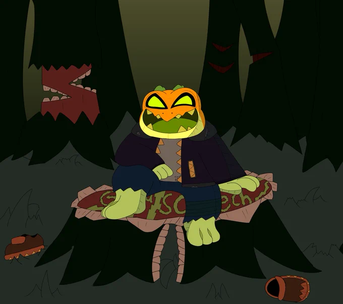Me sittin on the killer tree slained by me with pride🎃