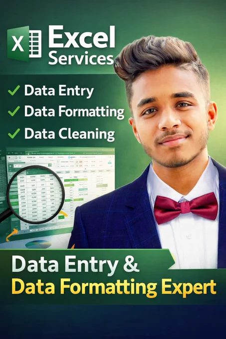 I am a Data Entry professional responsible for entering, updating, and managing data accurately. I focus on speed, accuracy, and confidentiality of information.
