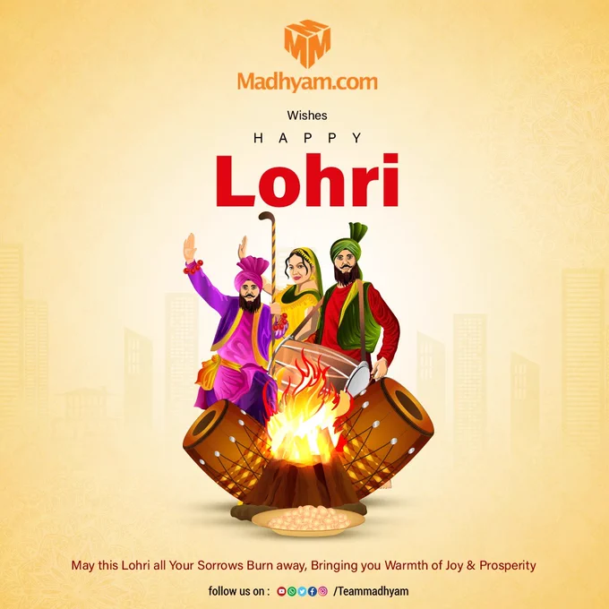 As the bonfire rises, let worries fade away.
Welcoming warmth, happiness, and new beginnings this Lohri. 🔥✨
Happy Lohri!

#HappyLohri #LohriVibes #FestivalOfWarmth #BonfireNights #HarvestFestival #IndianFestivals #JoyAndProsperity #Togetherness