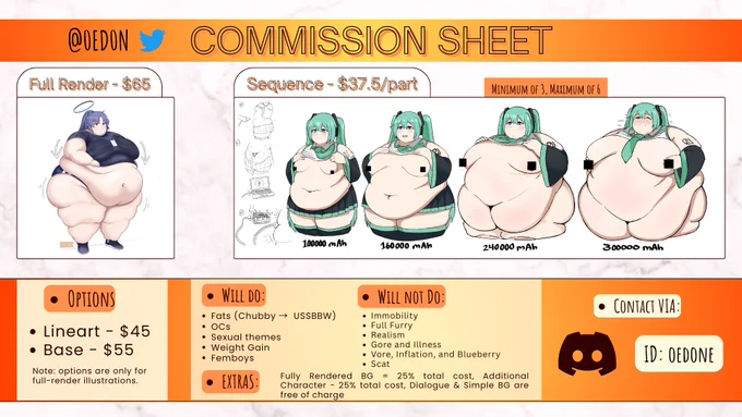 Contact via discord, ID (oedone)
