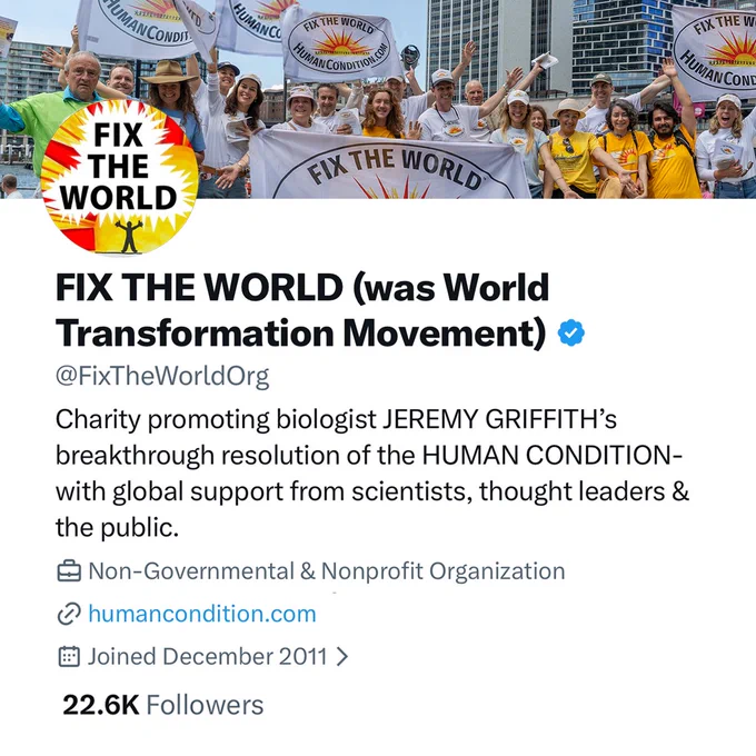 𝐓𝐡𝐞 𝐖𝐨𝐫𝐥𝐝 𝐓𝐫𝐚𝐧𝐬𝐟𝐨𝐫𝐦𝐚𝐭𝐢𝐨𝐧 𝐌𝐨𝐯𝐞𝐦𝐞𝐧𝐭 𝐡𝐚𝐬 𝐜𝐡𝐚𝐧𝐠𝐞𝐝 𝐢𝐭'𝐬 𝐧𝐚𝐦𝐞 𝐭𝐨 𝐅𝐈𝐗 𝐓𝐇𝐄 𝐖𝐎𝐑𝐋𝐃!
