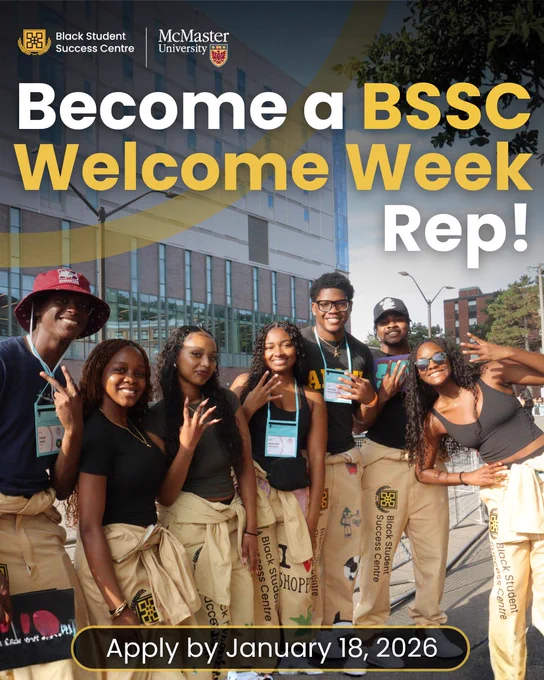 Become a BSSC Welcome Week REP! Apply by January 18th, 2026.