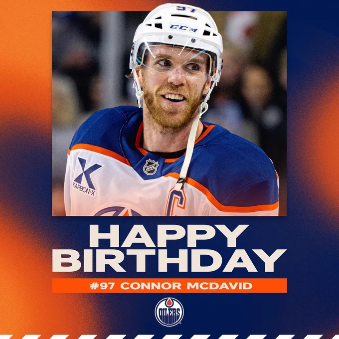 Connor McDavid birthday graphic