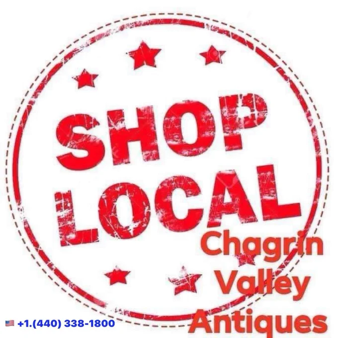 #ChagrinValleyAntiques ©️®️™️
Shop Local
 1.(440) 338-1800
15605 Chillicothe Road
Chagrin Falls, OH 44022

https://www.facebook.com/ChagrinValleyAntiques

 follow 

@ChagrinValleyAn 

#Chagrin_Valley_Antiques
©️®️™️