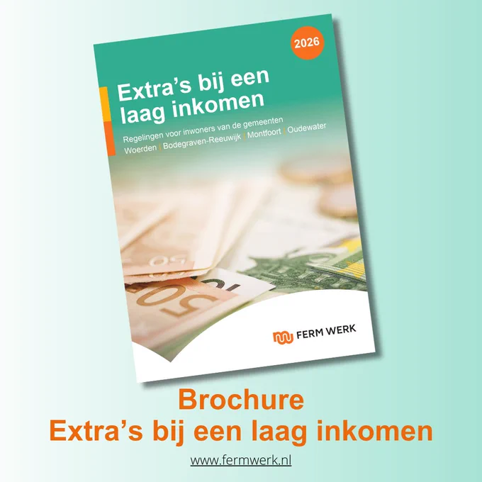 Brochure Extra's bij een laag inkomen. www.fermwerk.nl