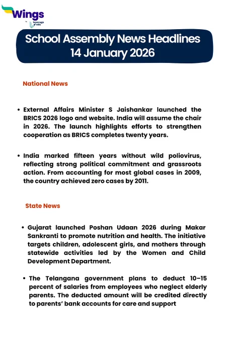 National and State News Headlines 14 January 2026