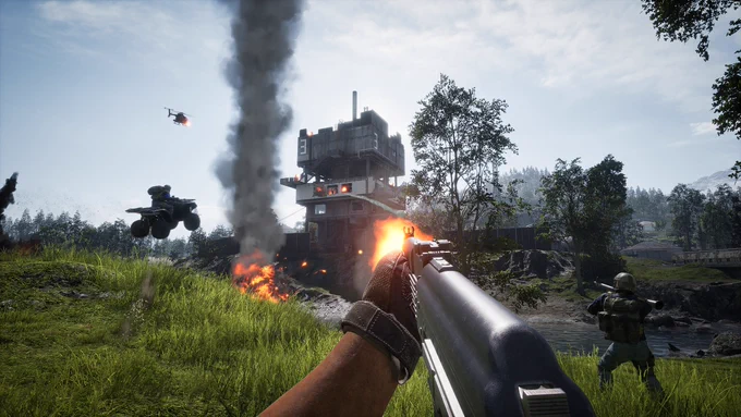 In-game screenshot of WARDOGS, the in-development tactical all-out warfare FPS by BULKHEAD.