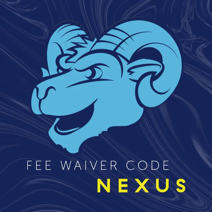 Fee Waiver Code: NEXUS
