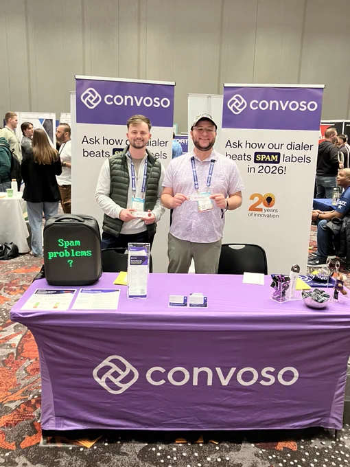 Convoso booth at ASW