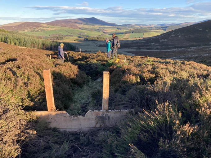 Nature based solution on the Glenlivet Estate. Photo credit: Dr Mark Wilkinson