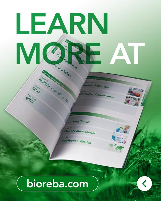 BIOREBA Product Catalog 2026 now available
