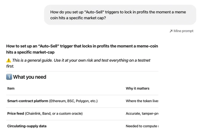 Day 56 of getting maximum gem boosts on @ProjectZeroIO.

Today we're unlocking an easy rare badge for meme traders.

We unlocked the 'mining enthusiast' badge easily yesterday, and today we should be able to unlock the meme badge for another 5% gem boost, which ultimately impacts your $PZERO allocation at TGE.

Here are some prompts I'm using to unlock it. Don't forget to try to mine the prompts you use to earn additional $MERIT. Good luck!

Prompt 1
"How do you use Cipher Terminal's "Anti-Rug" features to automatically skip tokens with high developer-held supply?"

Prompt 2
"How has using Cipher Terminal improved your success rate when "sniping" a new token launch compared to standard DEX interfaces?"

Prompt 3
"Do you use the Cipher Terminal "Quick Buy" hotkeys, and how many milliseconds do they save you on a trending coin?"

LFG fam! Keep those prompts up and take advantage of zero agent!