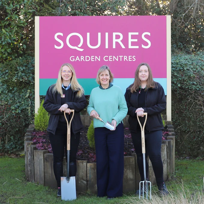 Sarah Squire (centre) and colleagues launch ‘Love Where You Live’ for 2026 