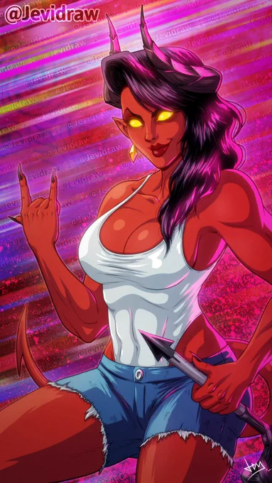Illustration of Malevola from Dispatch Game