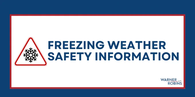 Freezing temperatures are forecasted for the next several days in Warner Robins.