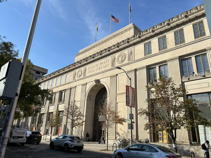 The State Library Resource Center/Enoch Pratt Free Library Central Branch.