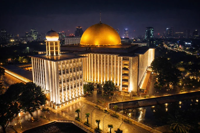 The Istiqlal Mosque in Jakarta 