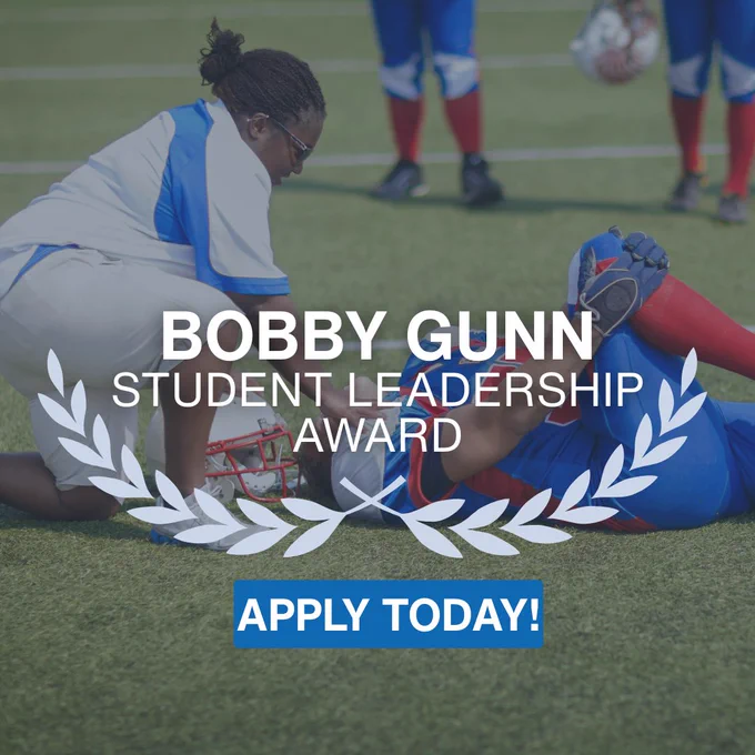 Bobby Gunn Student Leadership Award Applications Open for Athletic Trainer Students