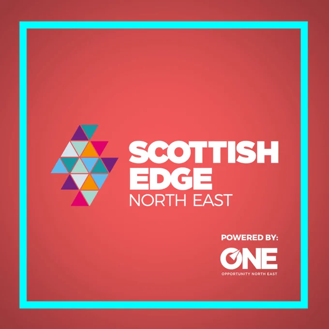 Scottish Edge North East advert featuring Opportunity North East logo