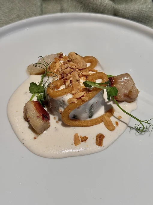 Calabacín con ajoblanco