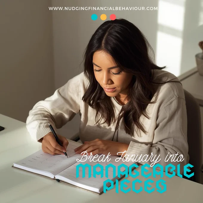 Break January into manageable pieces