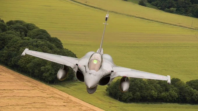 Rafale en Haute-Marne. Photo armée de l'Air et de l'Espace