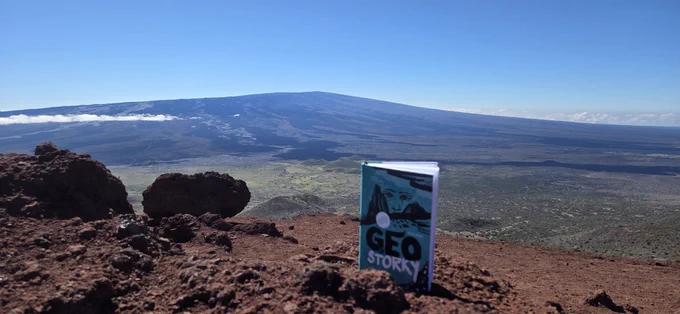 Mauna Loa focena z Mauna Kea