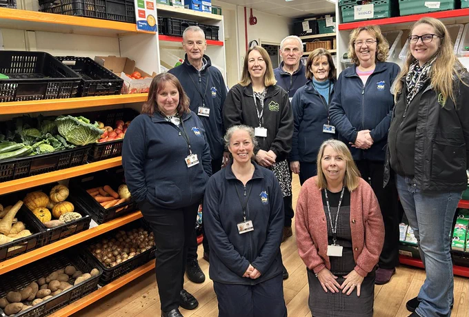 Teams from both Mid Devon District Council and CHAT.