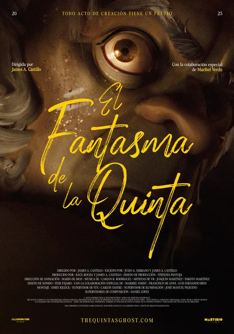 Cartel de "El Fantasma de la Quinta"