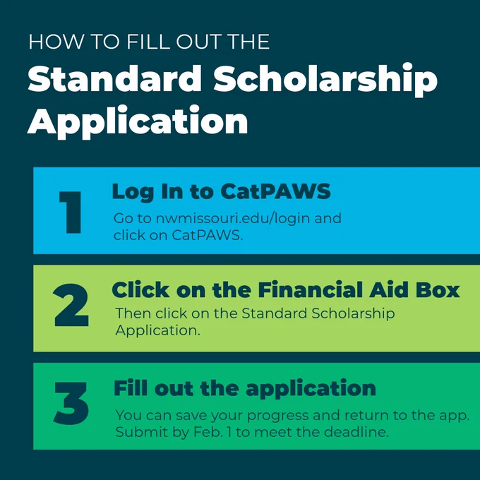 How to fill out the standard scholarship app.