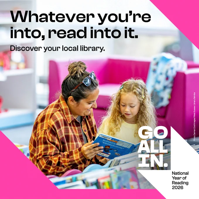 woman reading to child