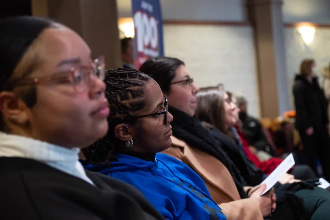 Duquesne community members in the audience.