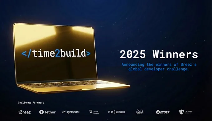 Announcing the winners of Breez's global developer challenge, </time2build>.