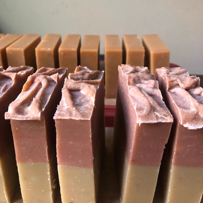 Chamomile Apple Bourbon Loaf Soap