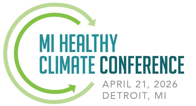 the 2026 MI Healthy Climate Conference logo