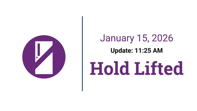 Hold lifted at Liberty High School