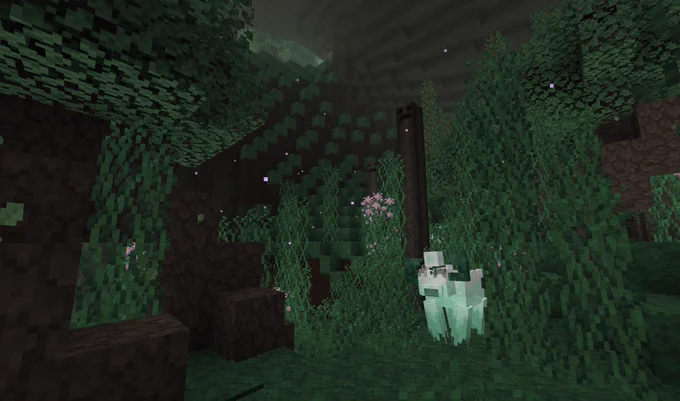 A redesigned Mooboo grazes in a Sable Grove.