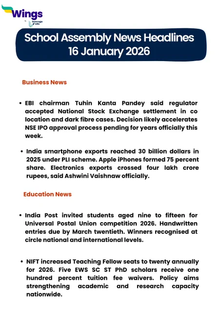Business and Education News 16 January 2026