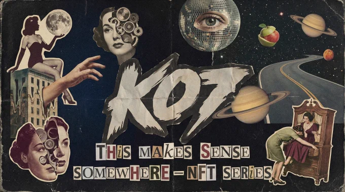 The first KO7 NFT series of ’26 is coming on #MultiversX and @tezos.

I started working on it back in November -
manually combining dozens of elements, until the images felt… right.

This series is about the strange calm that appears
when things stop needing to fit.

It doesn’t need to make sense everywhere.

It only needs to make sense somewhere, in you.

After the series is fully sold out,
a raffle will be organized exclusively for collectors:

• 1× @Boogas NFT
• 5 cashback rewards
• 10% of the total gains

Really curious to see how this one lands with you.

KO7
for Art, for NFTs, for the Culture makers.