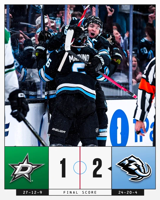 Final score: Mammoth defeat Stars 2-1