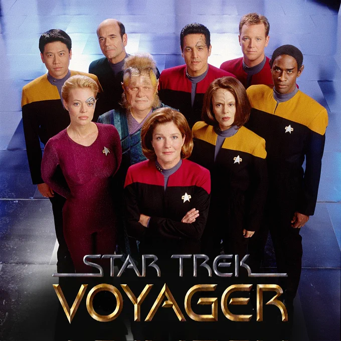Promo poster for Star Trek: Voyager 