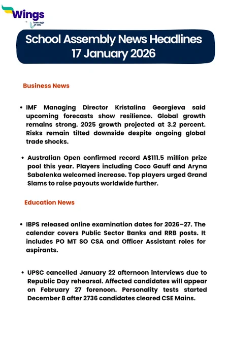 Business and Education News 17 January 2026