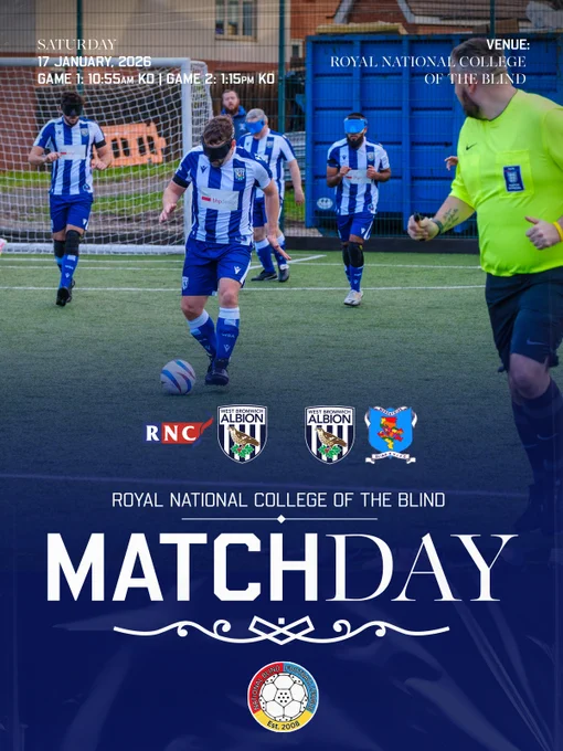 Match day graphic: Player on the ball with teammate in the distance