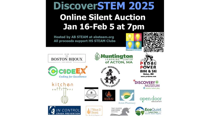 AB STEAM DiscoverSTEM 2025 Auction launches to benefit AB STEAM Clubs! 1/16/25 to 2/5/26