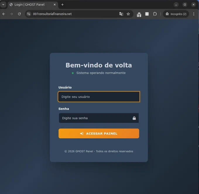 Brazilian Banker "GHOST" panel