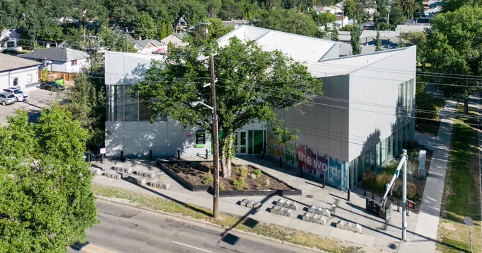 Aerial view of the Highlands EPL Branch.
