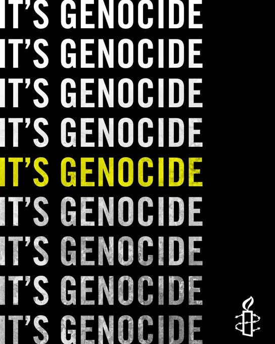 It's genocide.
