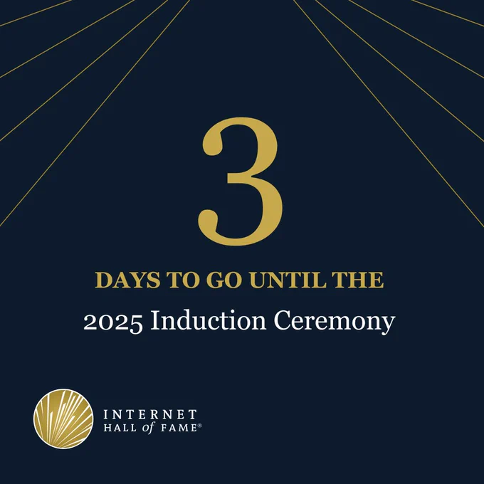 3 days to go until the 2025 induction ceremony.