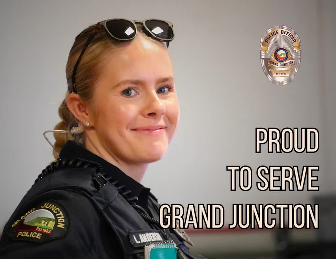 Officer smiling