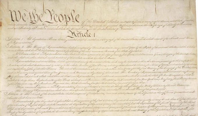 Image of the U.S. Constitution
